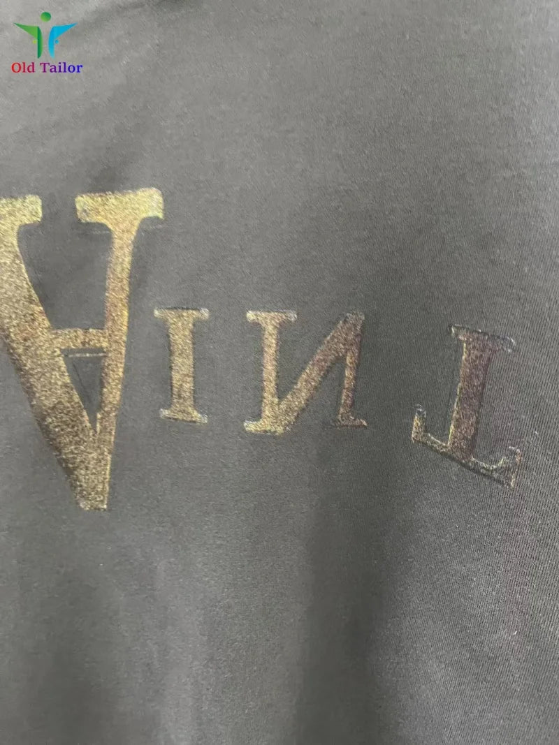 Multi Color Heavy Weight Saint Distressed Zip Up Hoodie