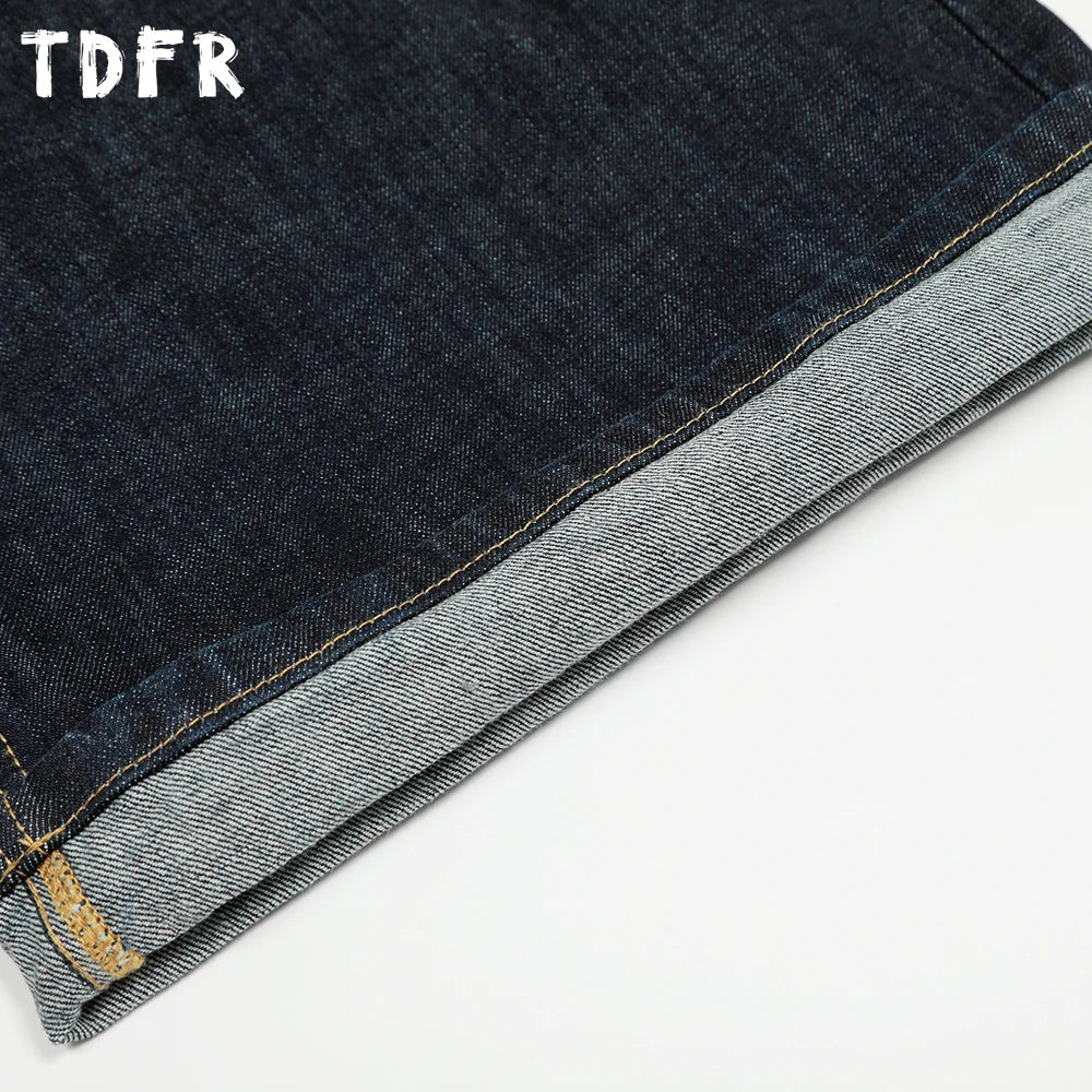 Raw Denim Baggy Black Jorts