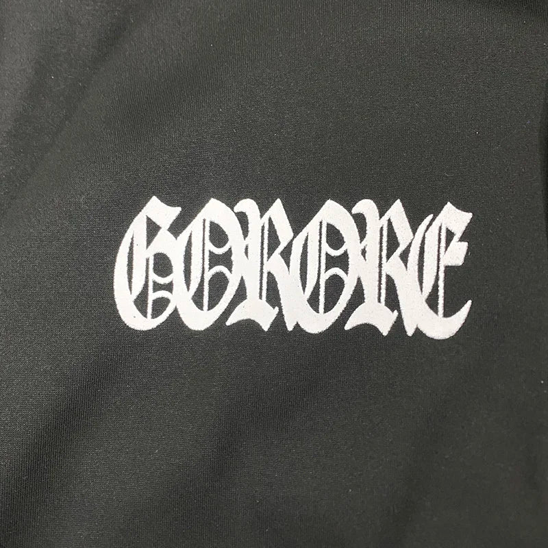 Harajuku Y2K Silver Lining Zip Up Hoodie