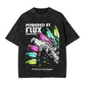 Faded Black Vintage "Back to the Future" Graphic T Shirt