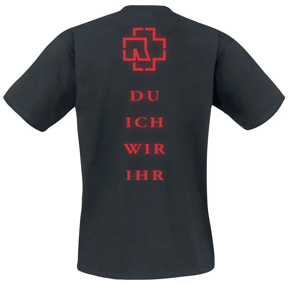 Black Graphic Rammstein T Shirt