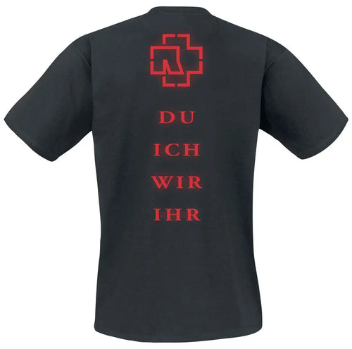 Black Graphic Rammstein T Shirt