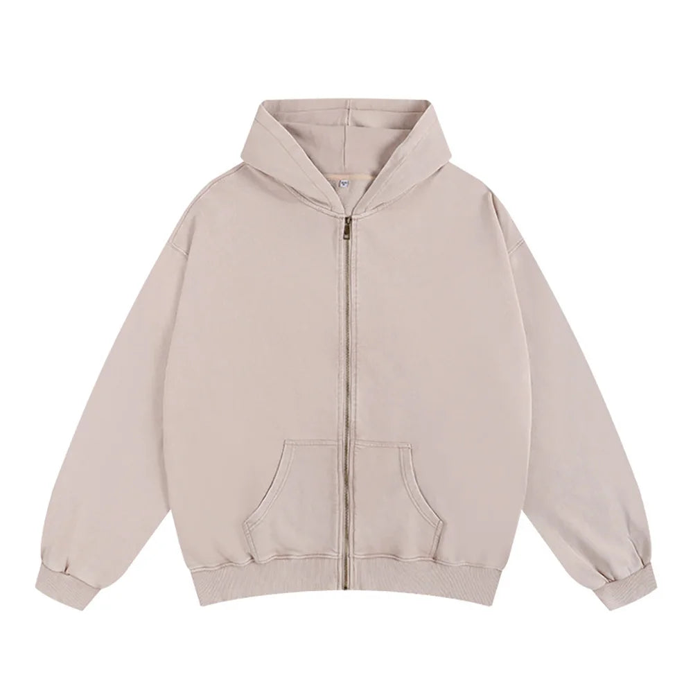 Vintage Multi Color Zip Up Hoodie