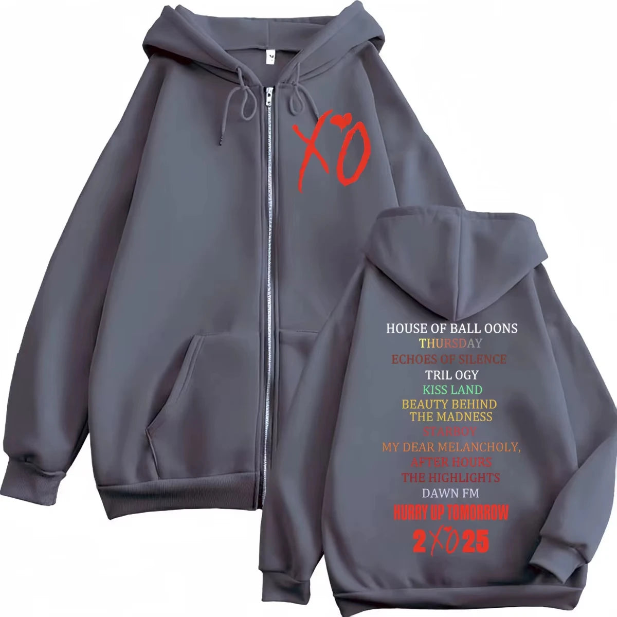 The Weekend XO 2025 Tour Zip Up Hoodie