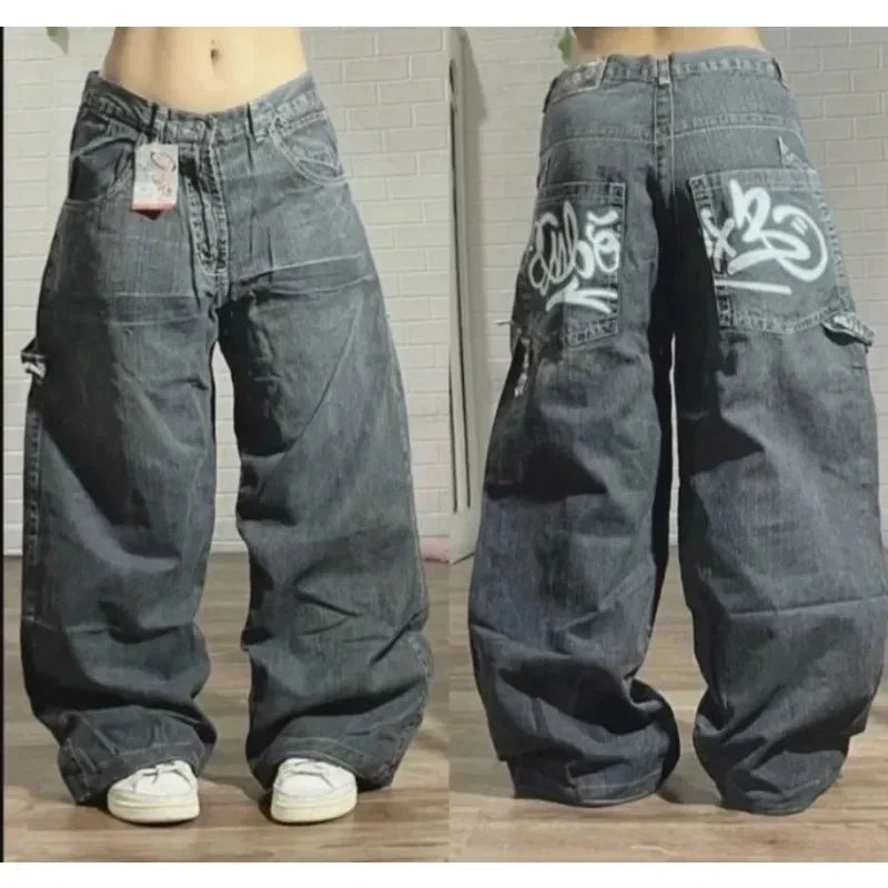 Extra Baggy Medium Wash Wide Leg Joker Baggy Jeans