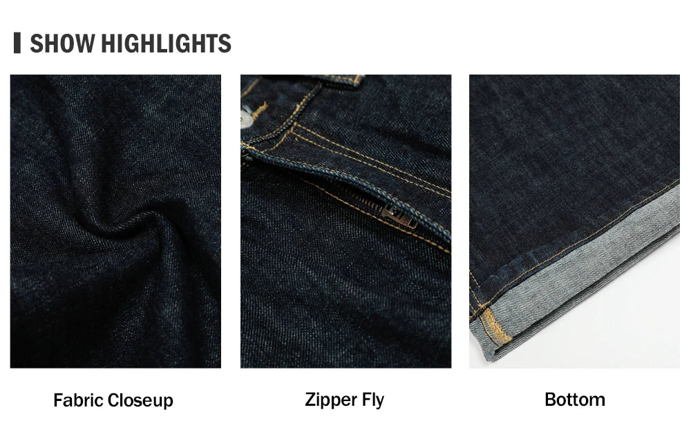 Raw Denim Baggy Black Jorts