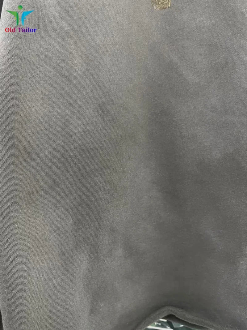 Multi Color Heavy Weight Saint Distressed Zip Up Hoodie