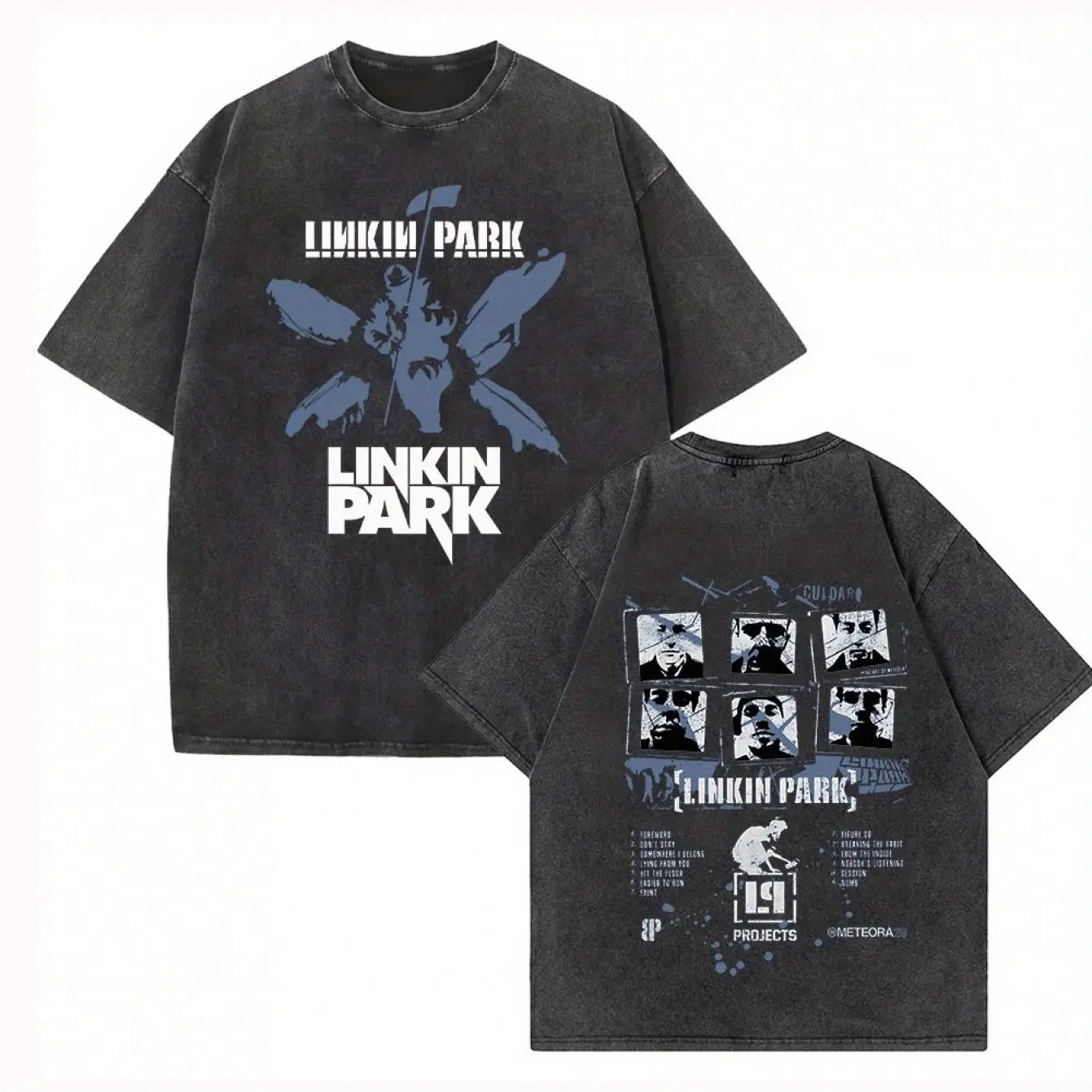 Black Vintage Linkin Park T Shirt