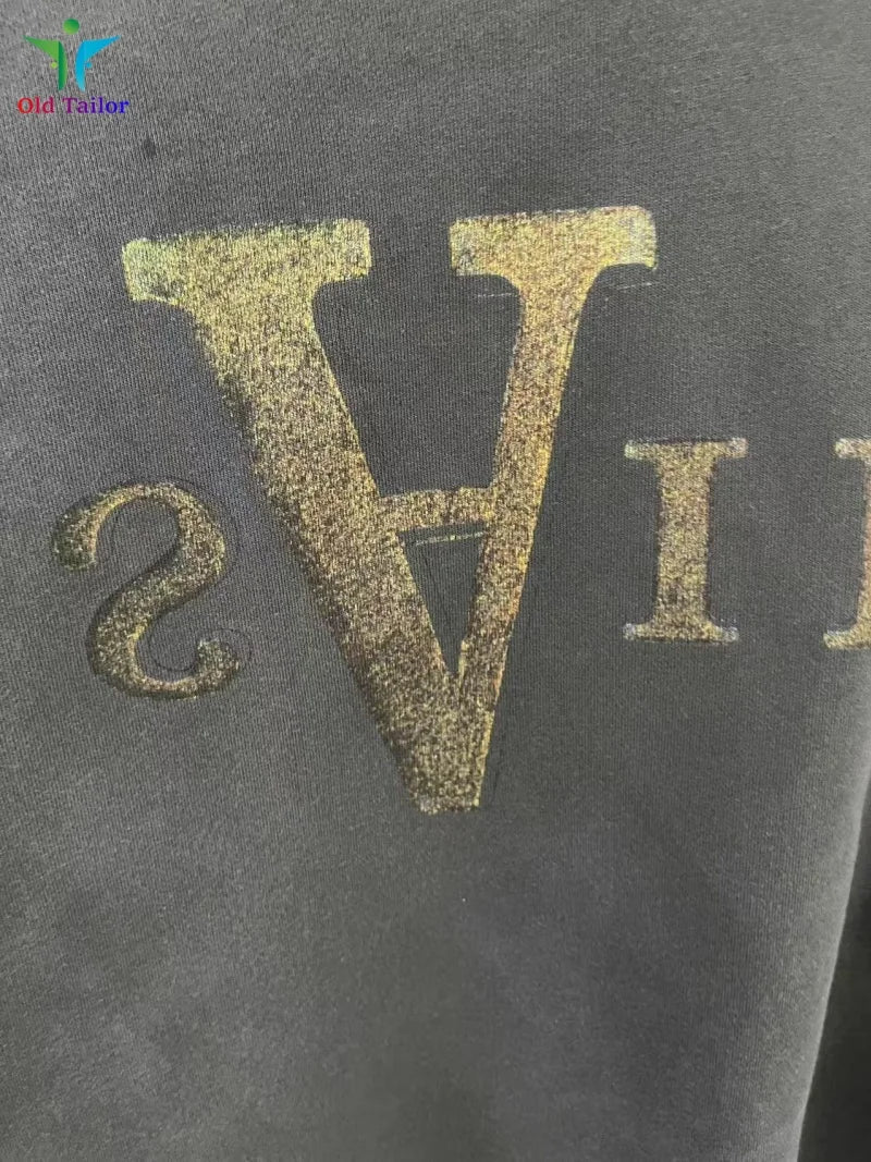 Multi Color Heavy Weight Saint Distressed Zip Up Hoodie