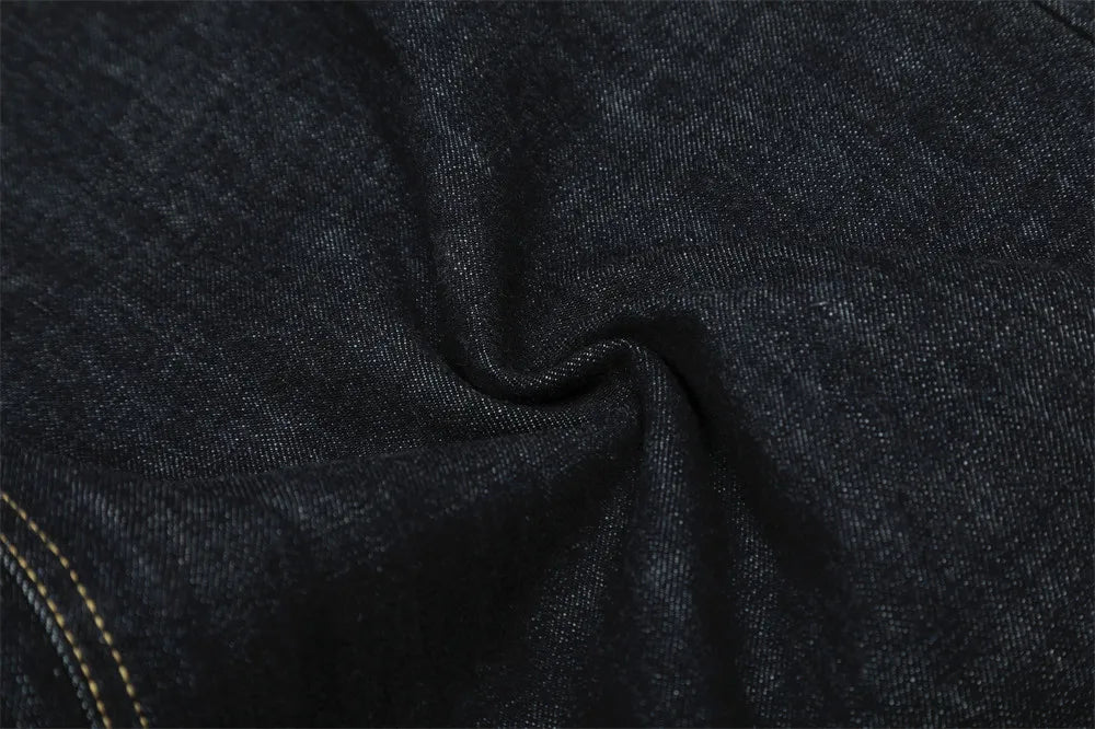 Raw Denim Baggy Black Jorts