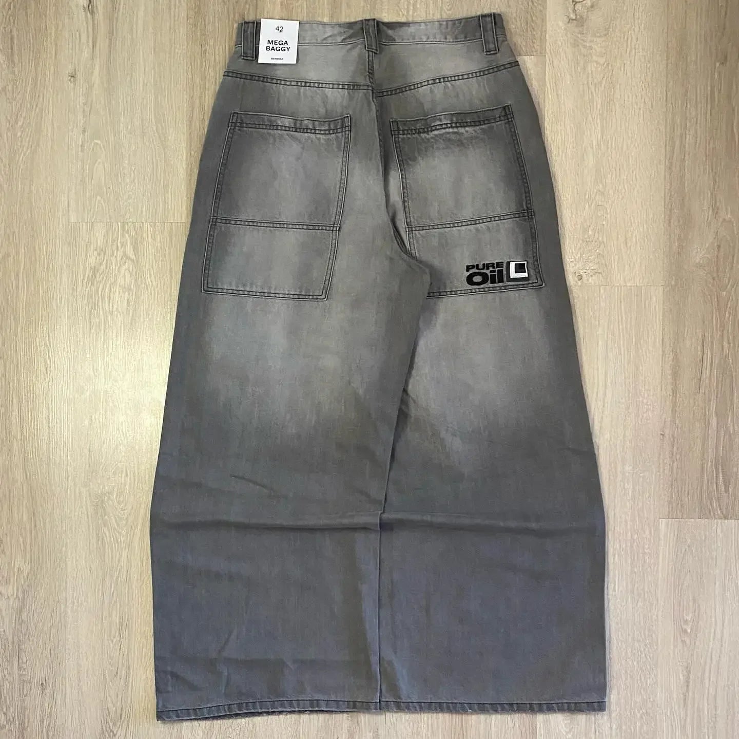 Extra Baggy Medium Wash Wide Leg Joker Baggy Jeans